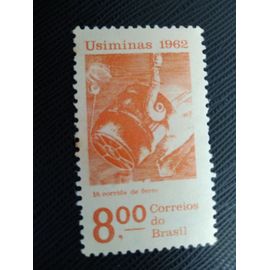 Timbre Bresil Y T 720 Poche De Fonderie, Fonderie Nationale De Fer Et D'Acier 1962 (230509 )