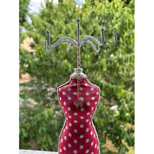 ¿ Collier Doré Avec Pendentif Papillon Strassé ¿