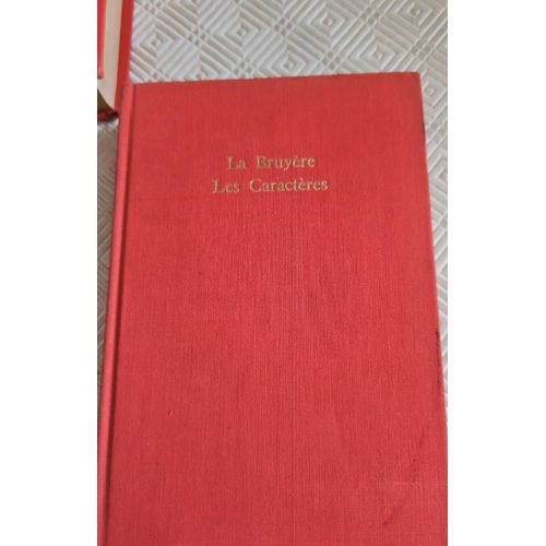 La Bruyère Les Caractères Livre De Poche Relié Par Brodard Et Taupin Edition 1965