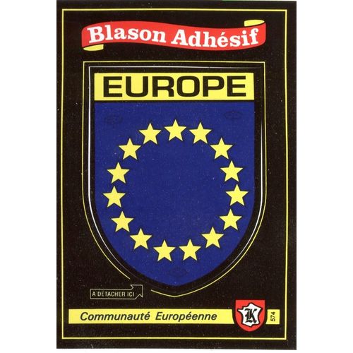 Blason Adhésif Europe Carte Kroma : Villes Et Provinces Françaises