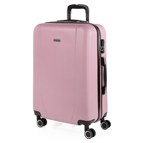 Valise De Voyage Rigide 4 Roues Trolley De Taille Moyenne 65 Cm En ABS. Résistante Et Légère. Poignée 2 Anses Et Cadenas. Étudiant Et Professionnel. 71160