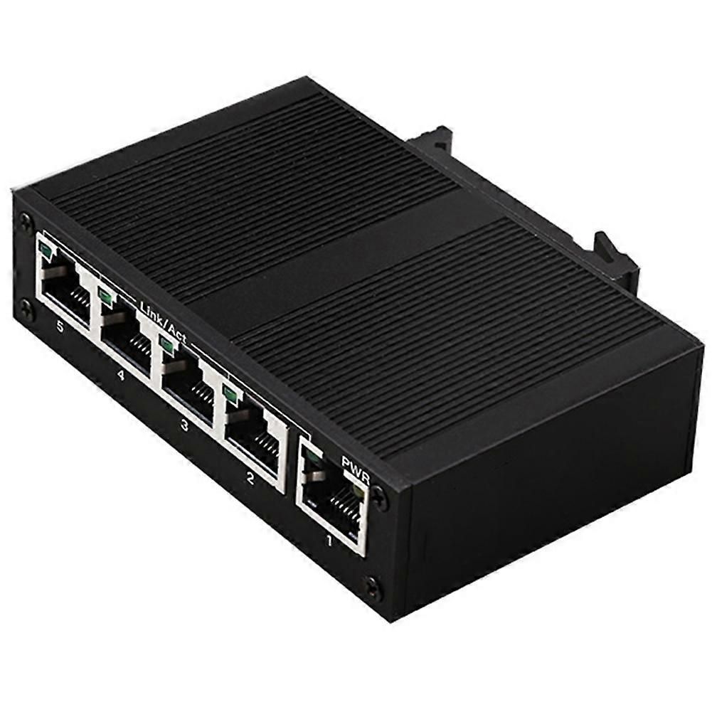 Répartiteur de réseau industriel de type rail non géré de commutateur industriel à 5 ports 100 Mbps