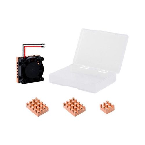 Pour 5 PLUS carte mère dissipateur de chaleur carte de développement radiateur de refroidissement par conduction thermique avec ventilateur