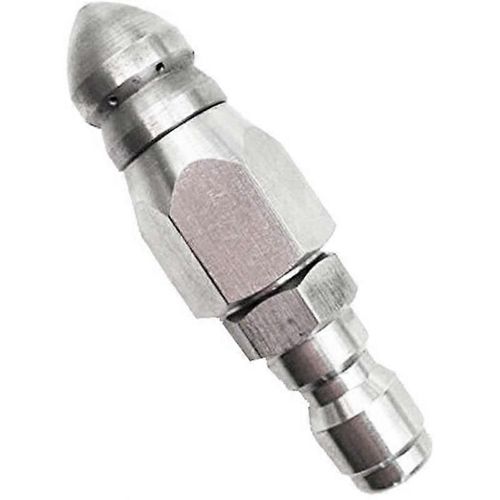 Buse de jet d¿égout de nettoyeur haute pression avec acier inoxydable, buse de jet d¿égout de conception durable, 1/4 pouce Q