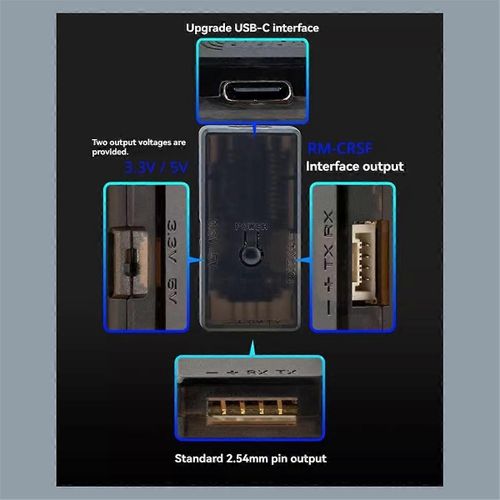 Récepteur Expresslrs Elrs Usb Uart Flasher V2 Firmware Dongle Clignotant Pour Rp1 Rp2 Rp3 Rp3-H Rp4td Er4 Er6g Er8g