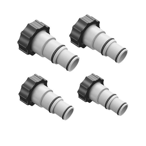 Adaptateur de tuyau A avec collier pour raccord fileté Pompes pour vanne à piston Drain de piscine Piscine Re