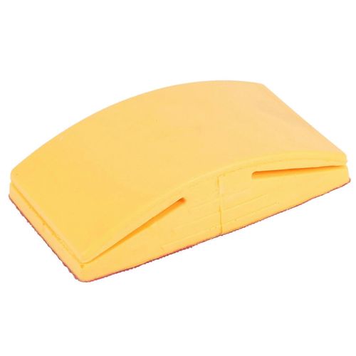 5 Pouces Bloc De Ponçage Crochet En Caoutchouc Boucle Tampon De Support Porte-Papier De Verre Bloc De Meulage À La Main Polissage À