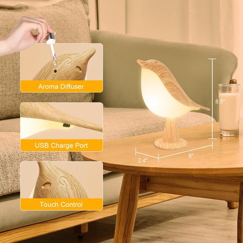 LED Lampe De Table Sans Fil, 3600 mAh Lampe Sans Fil Rechargeable,  Commandes Tactiles, H38cm, Lumière chaude 3000K, IP44 Lampe De Table Pour  Chambre à Coucher, Salle à Manger, Terrasse