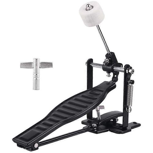 Batterie Pédale Noir Alliage D¿Aluminium Enfants Rack Drums Pedal Set Avec Drum Beater Stick Amp; Drum Key