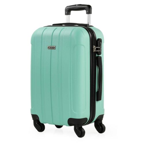 Valise Cabine De Voyage Rigide Chariot 4 Roues 55 Cm ABS Lisse. Les Bagages À Main. Résistant Et Léger Poignée 2 Cadenas. Ryanair Low Cost, 771150