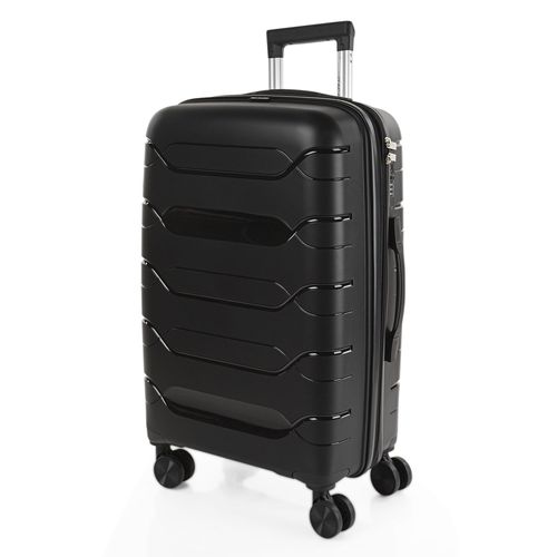 Valise Moyenne Rigide Et Expandible Pour Un Voyage. En Polypropylène Avec 4 Roues Doubles Avec Serrure TSA, Légère Et Résistante 760260