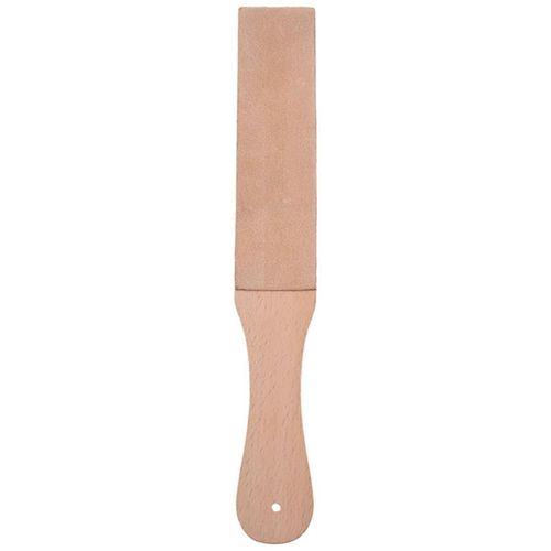 Couteau Aiguiseur Set Manche en bois Cuir Aiguisage Strop Handmade Rasoirs Polissage Board et Poli