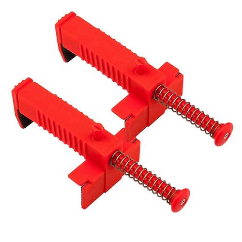maçonnerie fil tréfilage brique nivellement ligne coureur extracteur pour la construction fixateur de bâtiment outils de mesure rouge 2PCS