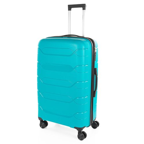Grande Valise De Voyage Rigide À Double Roues En Polypropylène Avec Verrouillage TSA, Légère Et Robuste 760270