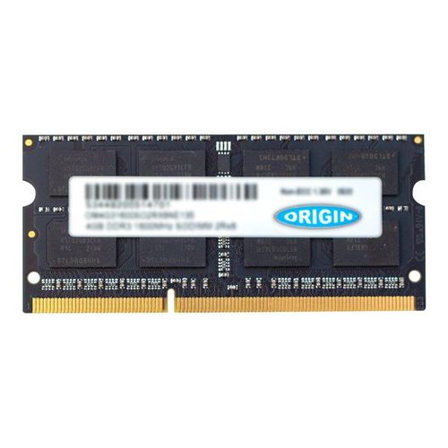 Origin Storage - DDR3L - module - 8 Go - SO DIMM 204 broches - 1600 MHz / PC3L-12800 - 1.35 V - mémoire sans tampon - non ECC