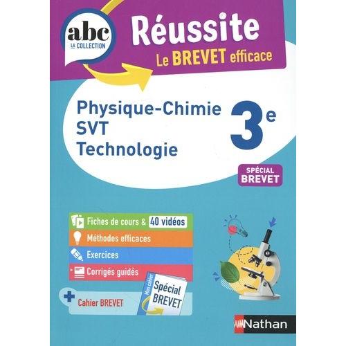 Physique-Chimie, Svt, Technologie 3e