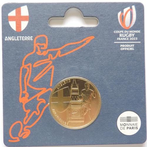 Pièce De 1/4 Euro, Coupe Du Monde De Rugby 2023, L' Angleterre