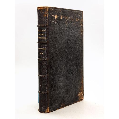 Le Baron James De Rotschild 15 Novembre 1868 [ Edition Originale - Hommage Manuscrit De Madame La Baronne James De Rothschild ]