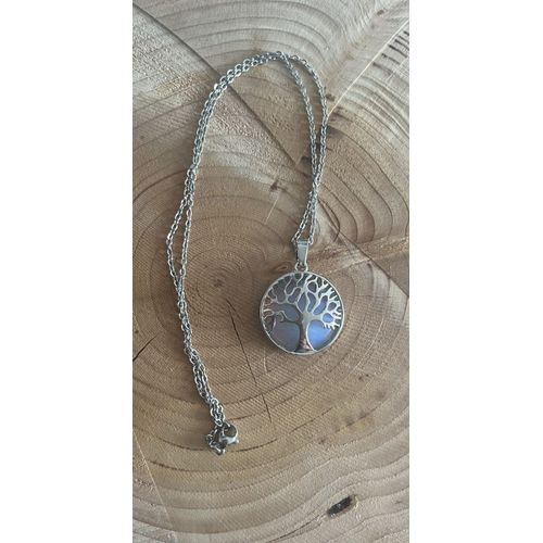 Collier Arbre De Vie Opale