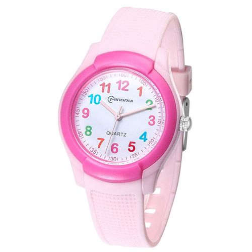 Montre À Quartz Pour Fille Enfant De 5 À 12 Ans Étanche Kids Watch Girls