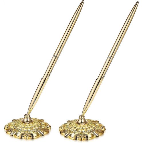 2 Pcs Stylo De Mariage Stylo De Signature De Livre D¿Or