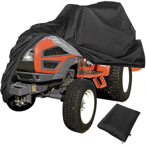 Housse de tondeuse à gazon imperméable à l¿eau Heavy Duty 210d Polyester Oxford Uv Protection Pelouse Tracteur Cover
