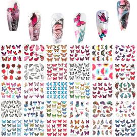 Sticker mural GENERIQUE Swirlcolor stickers muraux miroir papillon