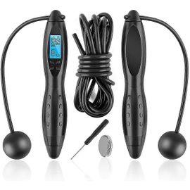 Corde À Sauter Numérique Sans Fil Réglable Avec Compteur De Calories Pour L¿Exercice Et La Musculation