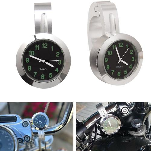 Montre D'horloge De Moto Pour Harley Davidson Xl Sportster, Supports De Guidon Chromés, Pince De Vélo, Croiseur Personnalisé, Hurbike, 1200