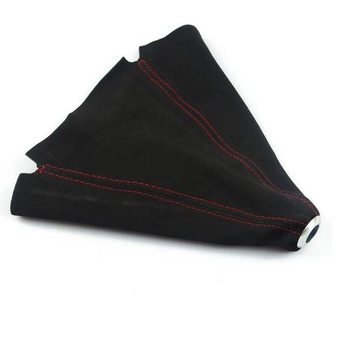 Sueder ? Botte De Changement De Vitesse Universelle En Cuir, Noir, Pour M/T, Levier De Vitesse Manuel, Couverture, Point Rouge Bleu