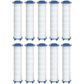 10pcs Filtre de douche pour l¿eau dure - Filtre à eau de douche à haut rendement