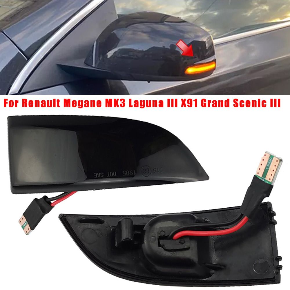 Clignotant Dynamique Led Pour Renault Megane Mk3 Laguna Iii ...