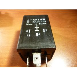 Relais Auto G.Cartier Renault/Citroen Relais Temporisateur/12v/ Ref/ 02259