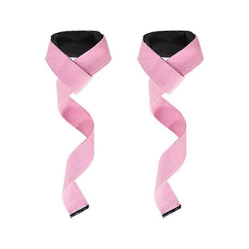 Ceintures D¿Haltérophilie En Coton Polyester / Pull-Up Booster Hooked Weight1pair-Pink