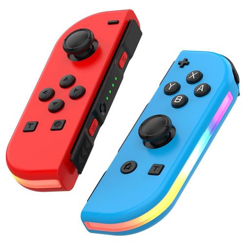 Paire De Manettes Joy-Con Switch Sans Fil Contrôleur Pour Switch/Oled/Lite Avec Double Vibration/6-Axis Gyro/Screenshot