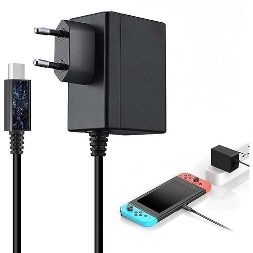 Chargeur Pour Switch,Charge Rapide De L'adaptateur Secteur Type-C Compatible Avec Switch/Switch Lite/Switch Oled/Switch Dock/Switch Pro