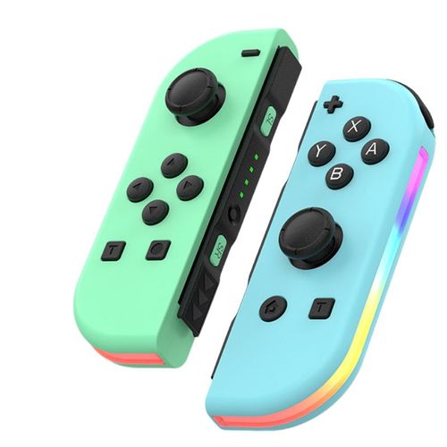 Paire De Manettes Joy-Con Switch Sans Fil Contrôleur Pour Switch/Oled/Lite Avec Double Vibration/6-Axis Gyro/Screenshot