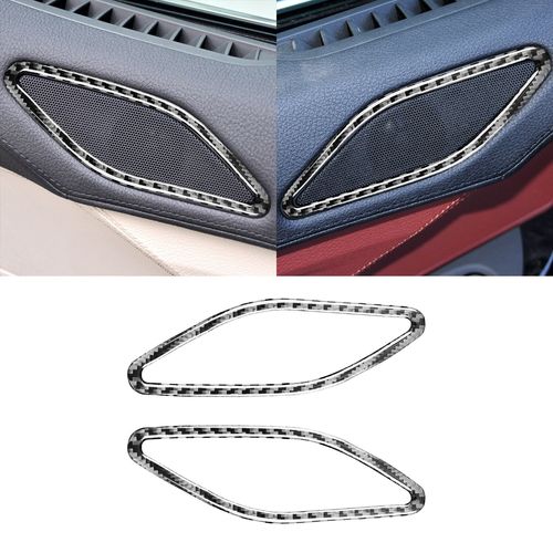 Couverture De Klaxon De Porte En Fibre De Carbone Véritable, Autocollants De Sport, Accessoires De Style Intérieur De Voiture, Bmw Série 6, M6, F12, F13, F06, 2011-2018 M