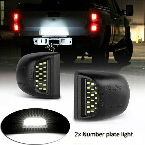 Feu De Plaque D'immatriculation De Voiture À Led, Assemblage De Feux Arrière Pour Chevrolet Avalanche Silverado Banlieue Tahoe Traverse, 2 Pièces