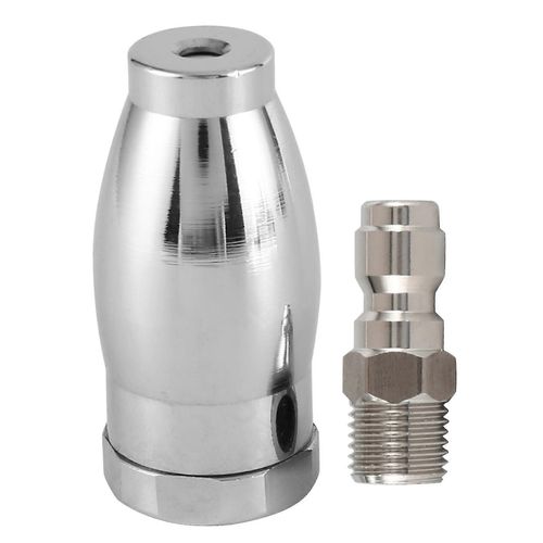 Buse turbo pour nettoyeur haute pression, buse de pulvérisation rotative en acier inoxydable avec connexion rapide de 1/4 de pouce, 3.