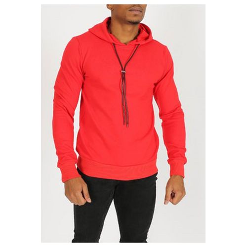 Sweat À Capuche Rouge Homme