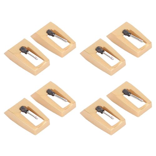 Pack de 8 Tourne-disque Aiguille De Remplacement Platine Enregistreuse Stylet pour Victrola pour Crosley pour ION pour Jenson