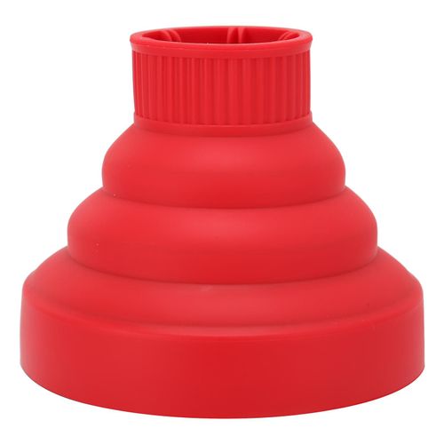 Diffuseur Universel De Sèche-Cheveux Pliable Portable De Voyage Pliant Sèche-Cheveux DiffuseurRouge