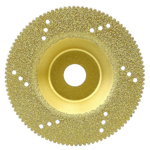 Lame de scie diamantée Métal Fonte Fibre de verre Marbre Coupe Disque de meulage 100 x 25mm