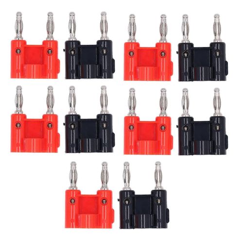 5Set Double Fiche Banane En Laiton PE Sans Soudure Lanterne Douille Banane pour Équipement Électronique RV