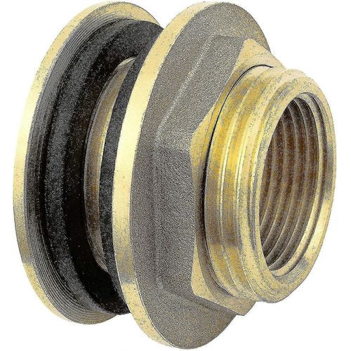 2pcs Cloison 3/4 pouces Cloison en acier inoxydable de haute qualité pour robinets d¿eau, baril de pluie, conteneur, réservoir Ibc
