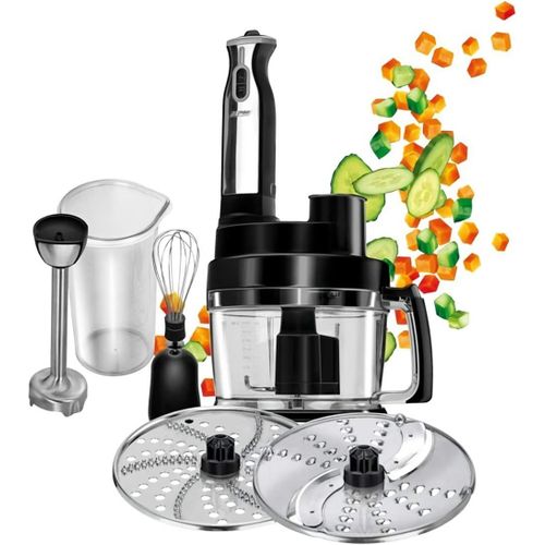 MRK-17 ROBOT DE CUISINE MULTIFONCTION, PROCESSEUR ALIMENTAIRE, MALAXEUR, MIXEUR, HACHOIR, RÂPE TOUT-EN-UN, COUPE-PATATES, ACCESSOIRES EN ACIER INOXYDABLE RÉSISTANT AU LAVE-VAISSELL[GAU621677]