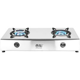 NJ-200 RÉCHAUD À GAZ - 2 FEUX PLAQUE DE CUISSON PORTABLE GPL 8.8KW[GAU621065]