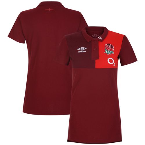Polo Angleterre Rugby - Rouge - Femme