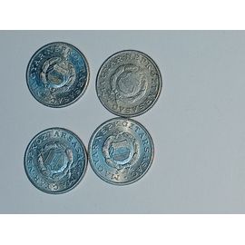 Hongrie - Lot De 4 Pièce De 1 Forints Année 1968 79 82 89